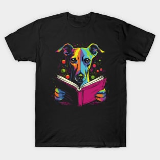 Whippet Reads Book T-Shirt